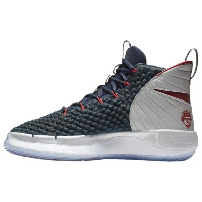 Nike Kosárlabda Cipő Férfi Alphadunk Metal Titán/Piros/Királykék,LOW96532